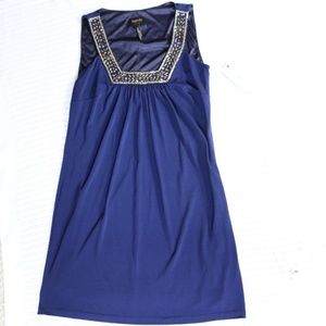 Laundry Blue Sleeveless Cocktail Sheath Dress 4